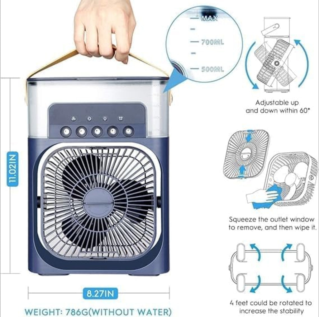 Portable Mini AC Cooler – Instant Personal Cooling 🎁 limited time offer order now