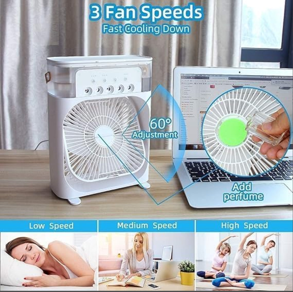 Portable Mini AC Cooler – Instant Personal Cooling 🎁 limited time offer order now