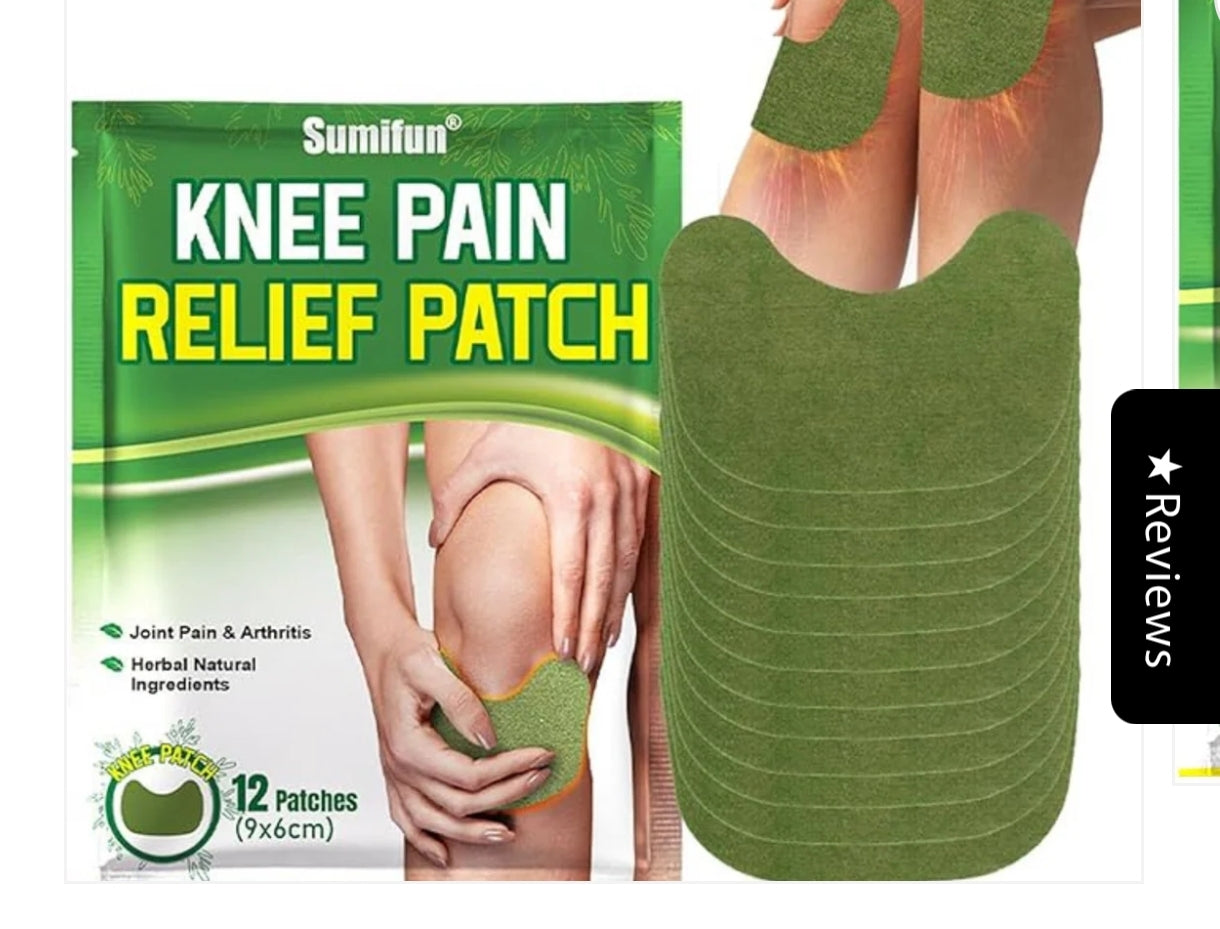 Knee Pain Relief Patch, Warming Herbal Plaster Pain Patches